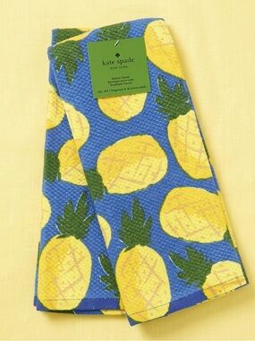 🍍 NWT Kate Spade New York Pineapple Kitchen Towels - Set of 2 🍍